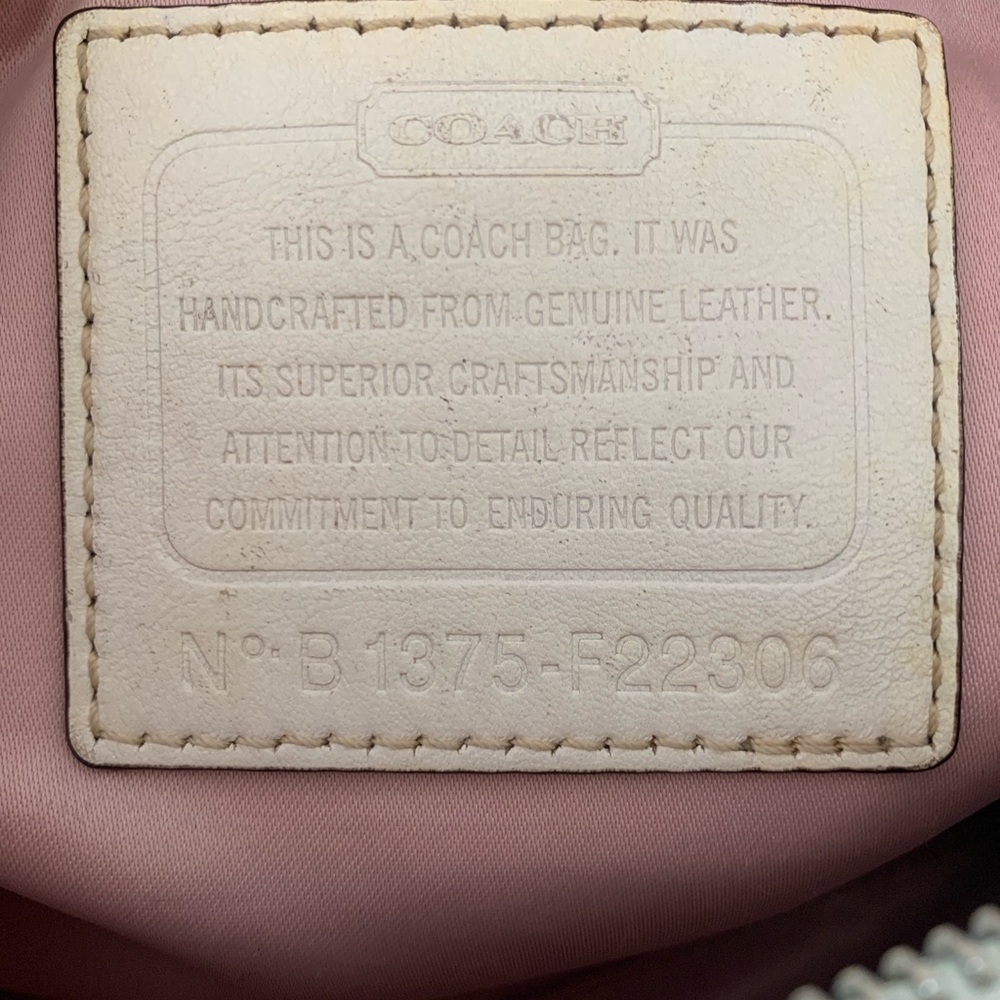 Coach Kristin White Leather Convertible Satchel Crossbody Bag With Hang Tags - Picture 5 of 13